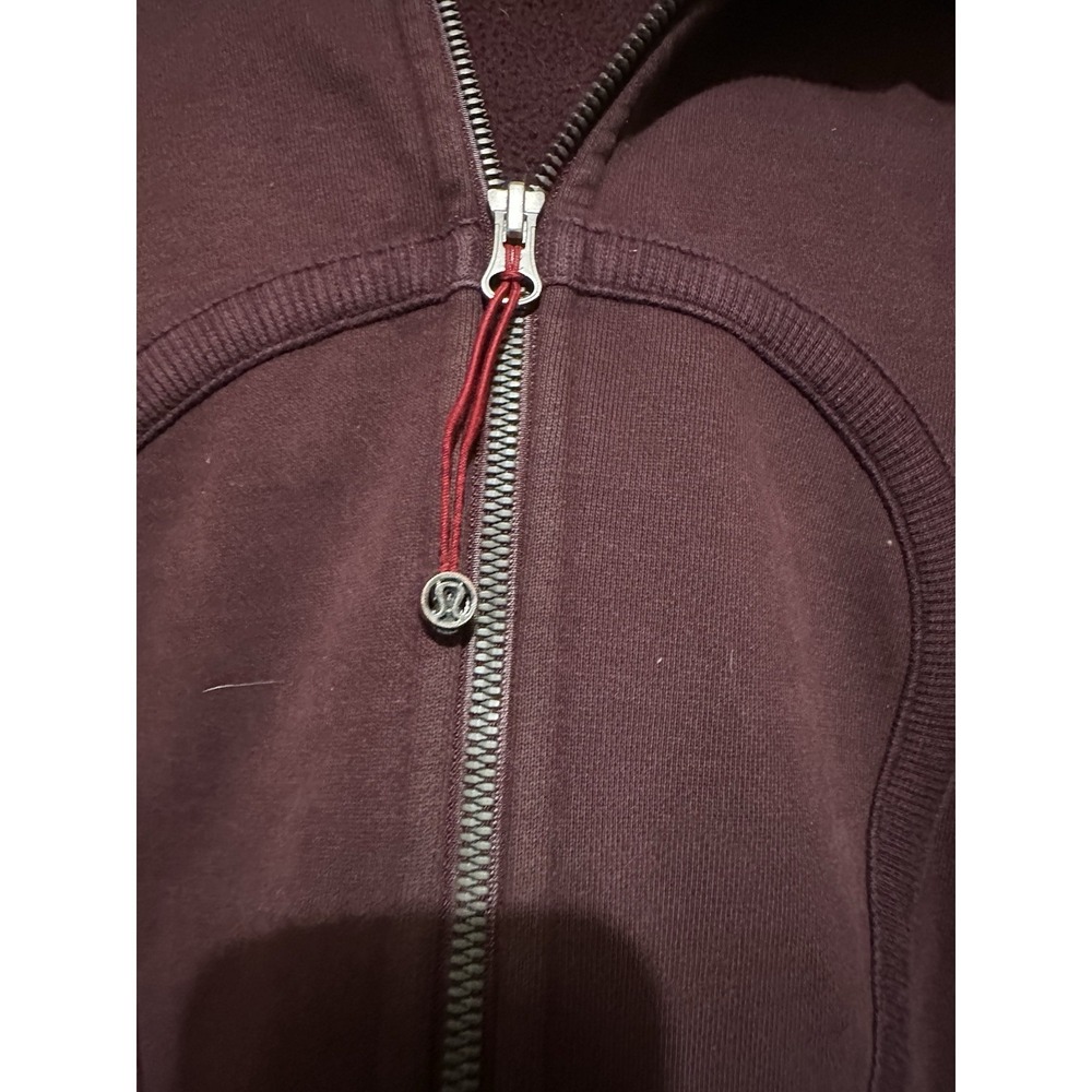 Lululemon Women's Scuba Hoodie Maroon‎ Zip Up Jacket Athleisure Size Small - Picture 2 of 5